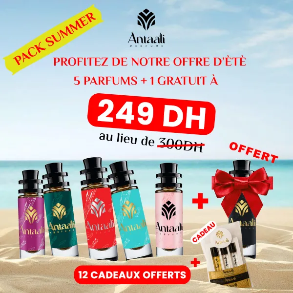 Pack Antaali – 5 Parfums + 1 Gratuit + Cadeaux