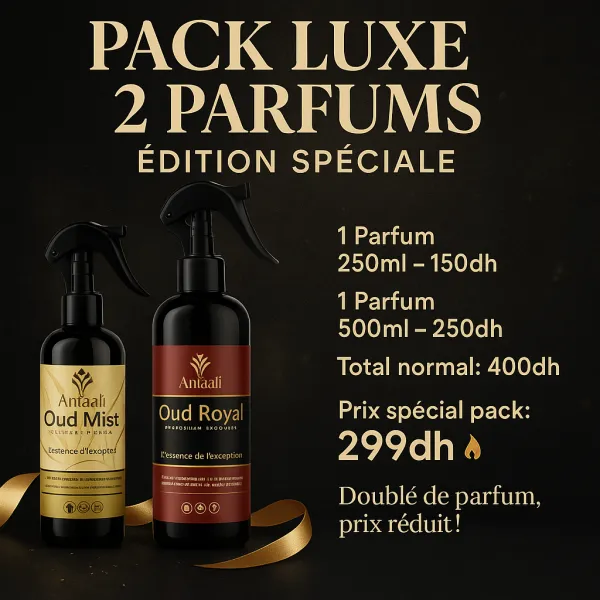 Pack Parfume D’ambiance à 299 dh au lieu de 400 dh