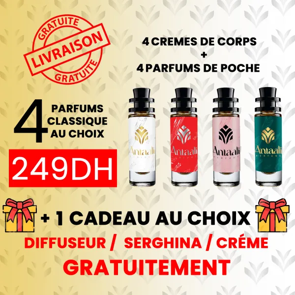4 parfums 30 ml