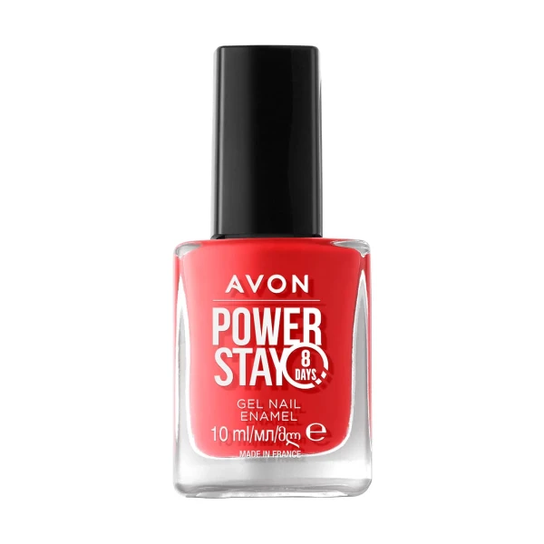 POWER STAY FAIL  GEL NAIL ENAMEL, DESINGER RED, 10ml