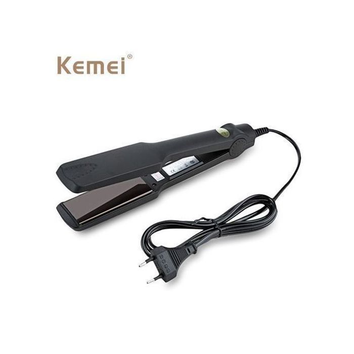 Kemei Lisseur Cheveux Kemei Céramique avec 4 niveaux de température (KM-329)