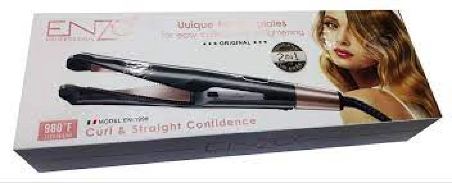 ENZO 2in1 Hair Straightener and Curler EN 1999