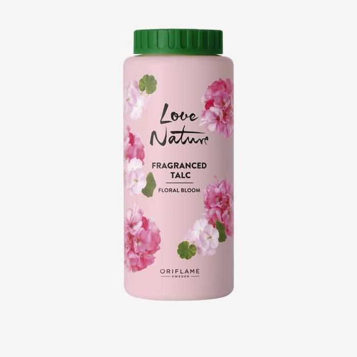 Talc Parfumé Love Nature  100 Gr, Floral Bloom