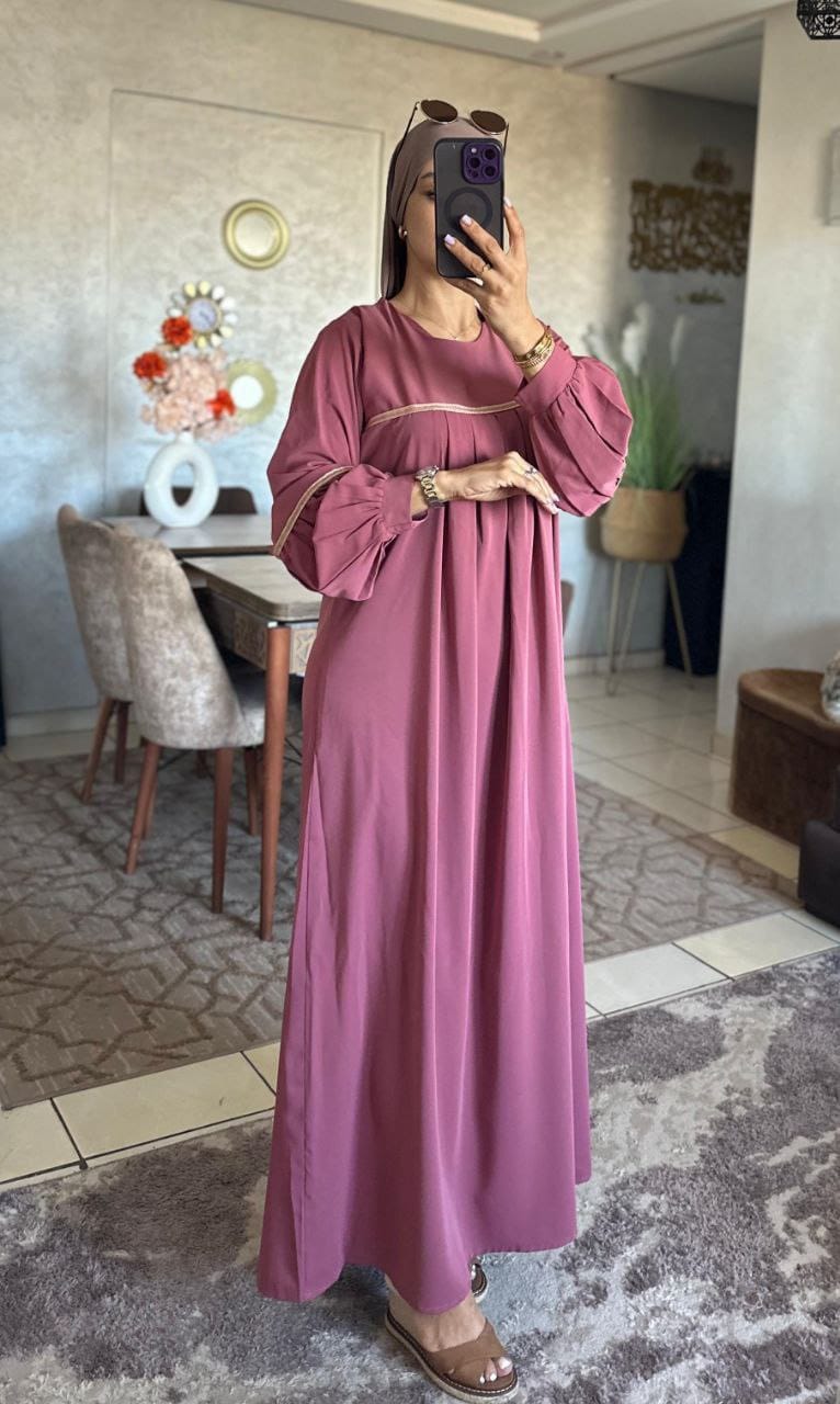 Robe long femme DEVINE, Rose, XL