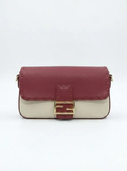 Sac Misam, Rouge et beige