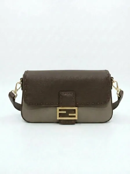 Sac Misam, Marron et beige