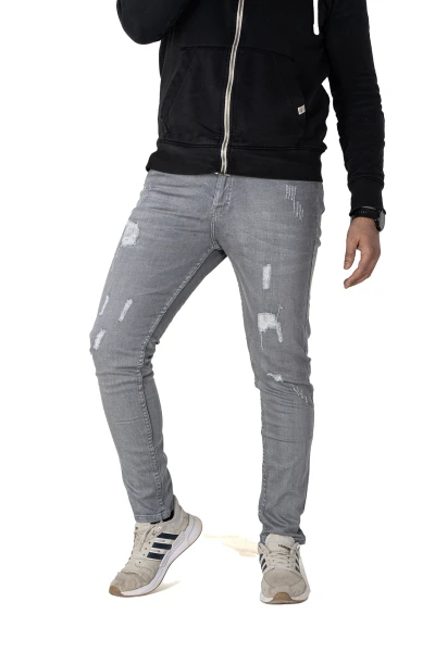 Pontalone Homme jean Gris _1B1, 31