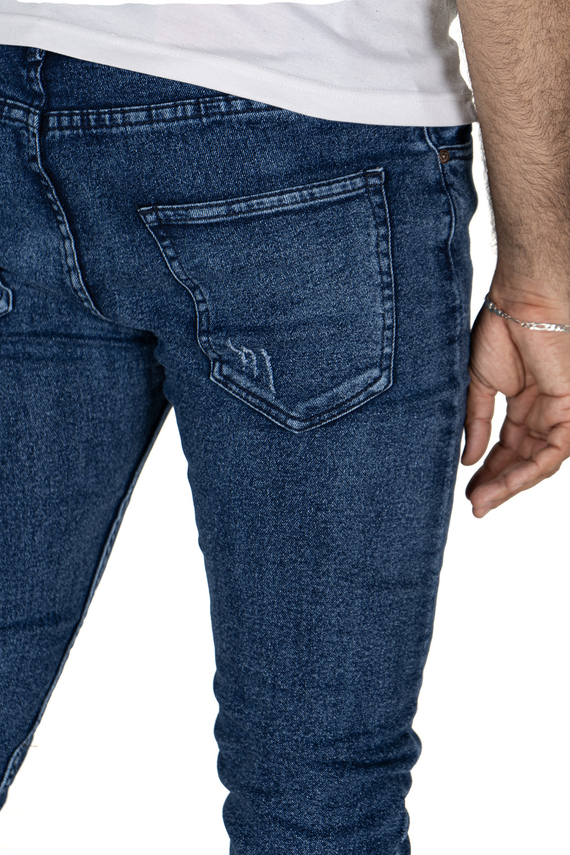 Pontalone jeans déchiré homme 1F3 /1G1, 36