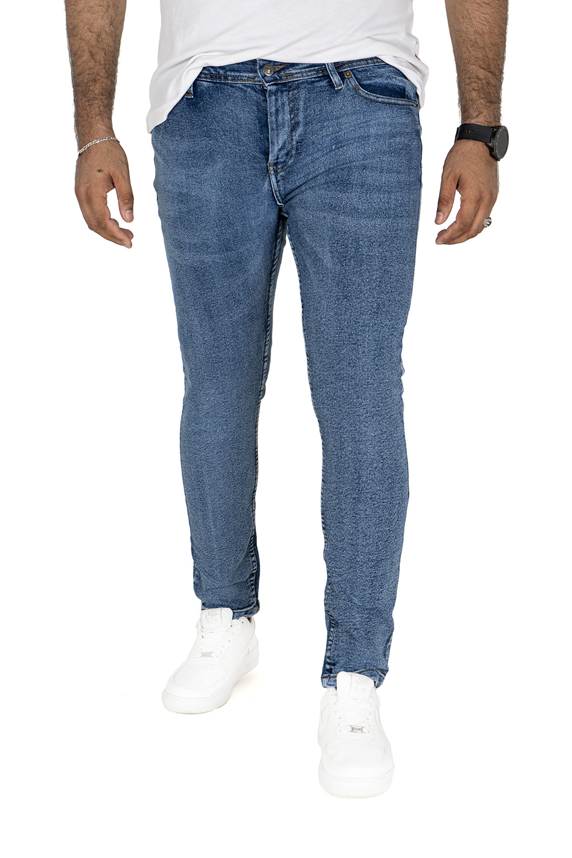 Pontalone jeans bleu simple _1E3, 33