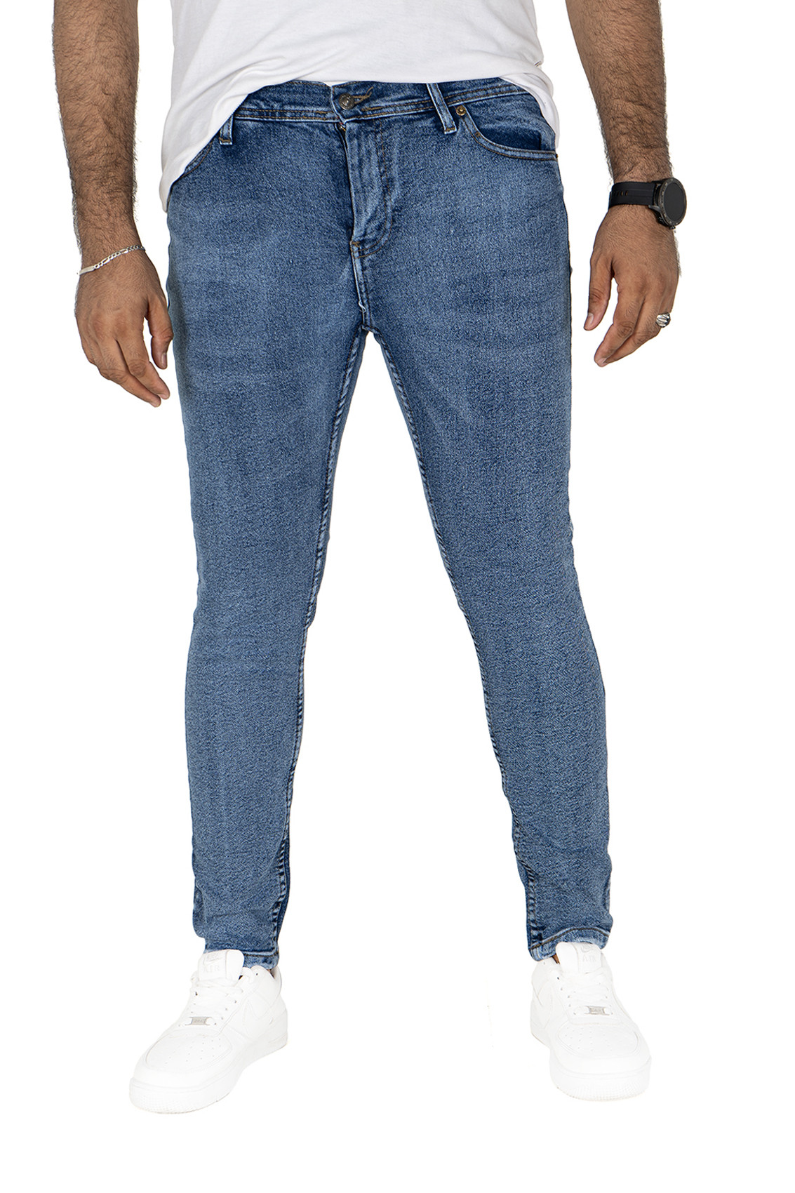 Pontalone jeans bleu simple _1E3, 32