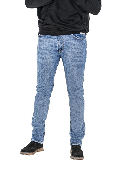 Pontalone Homme jean bleu regular fit, 40