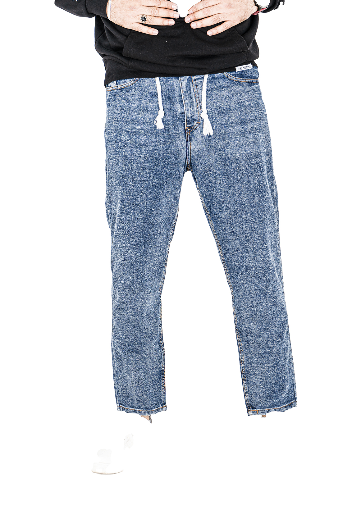 Pontalon Homme Jean Boyfriend bleu, 38