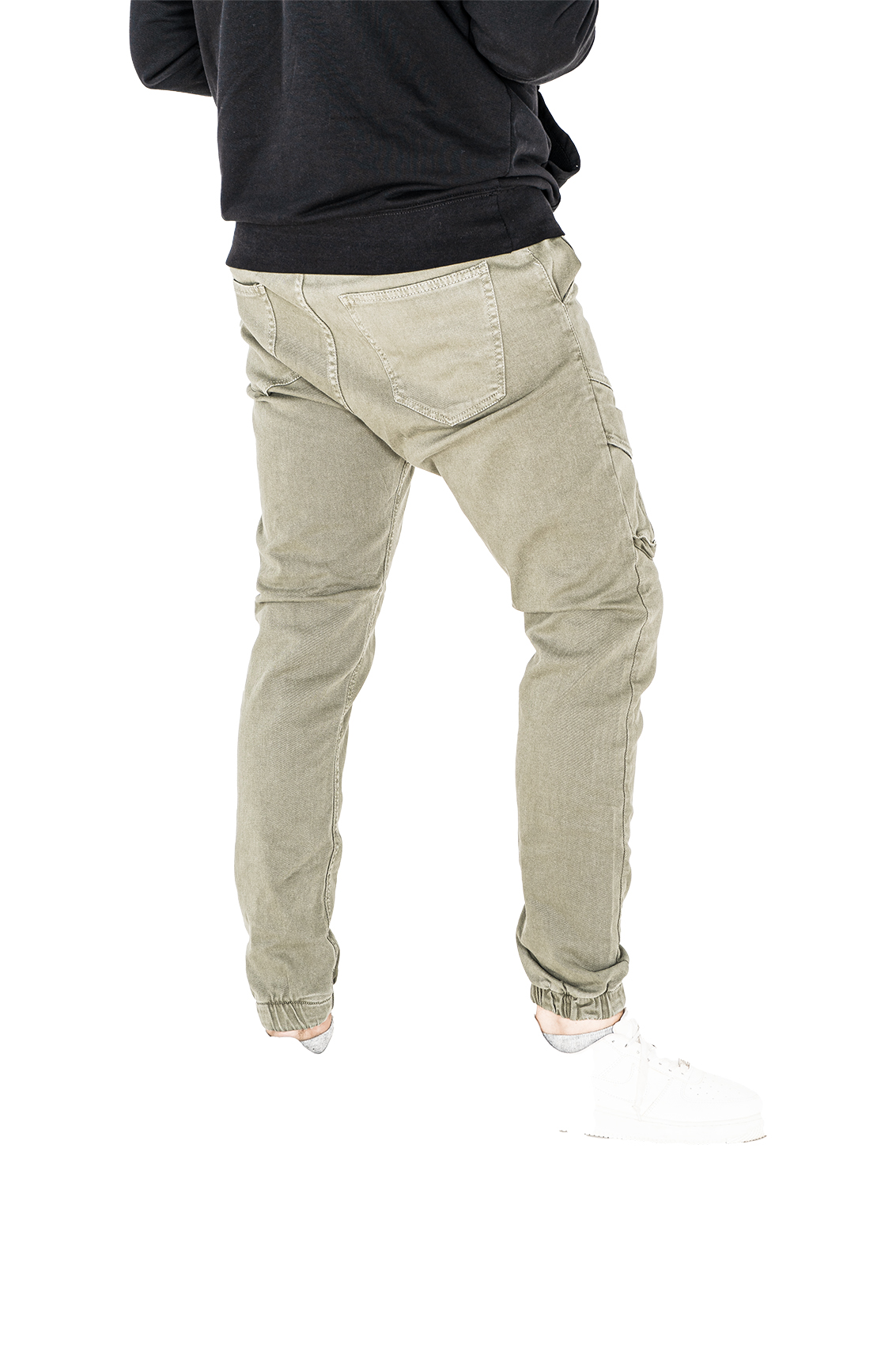 Pontalone Homme jean cargo biege, 36