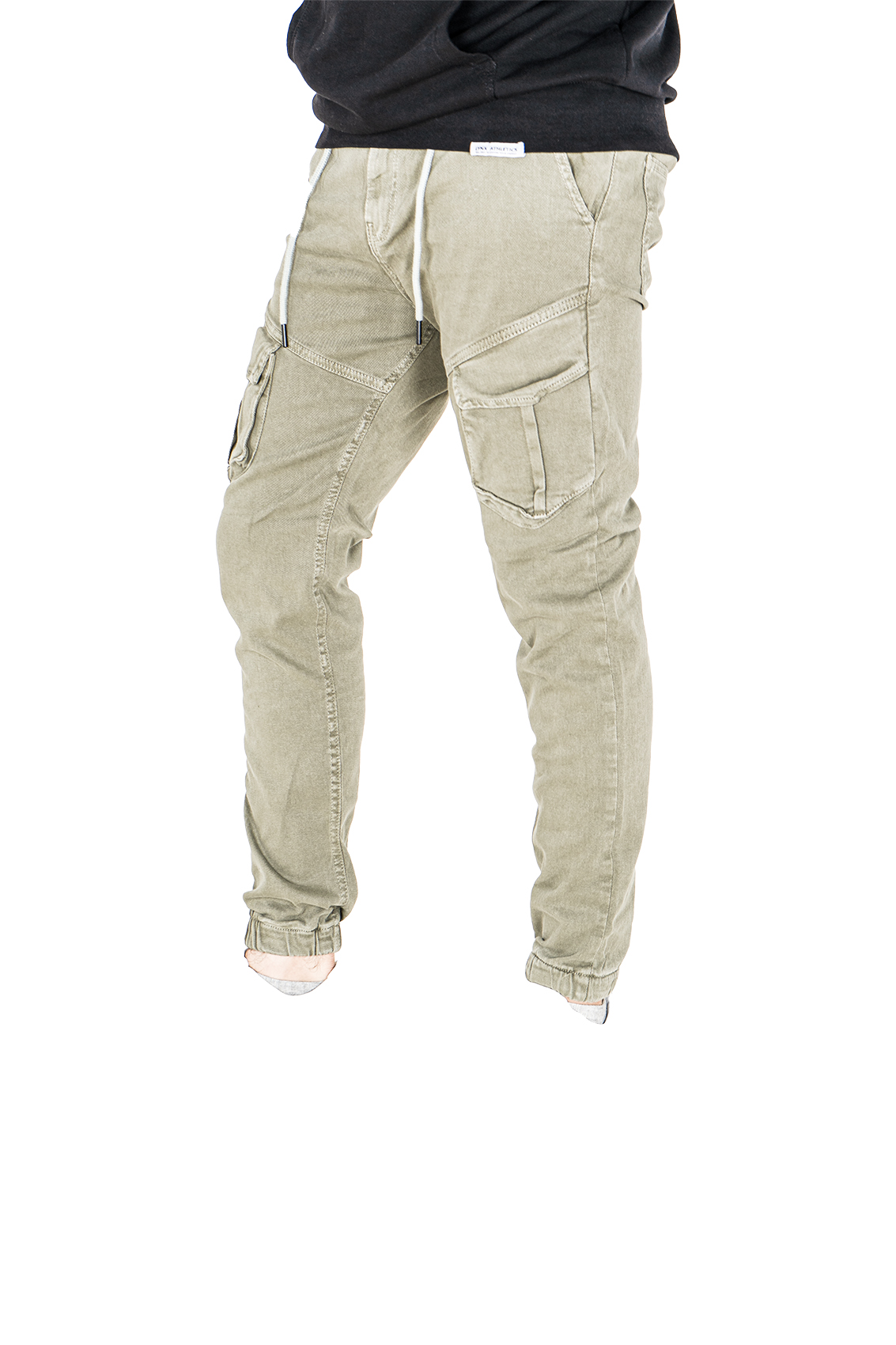 Pontalone Homme jean cargo biege, 36