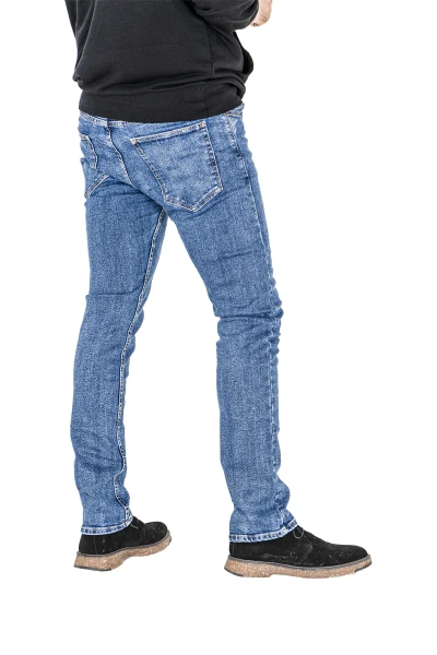 Pontalone Homme jean bleu regular fit, 38