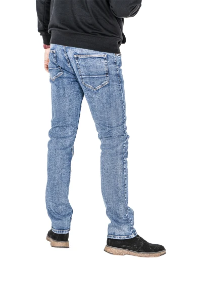 Pontalone Homme jean bleu regular fit, 40