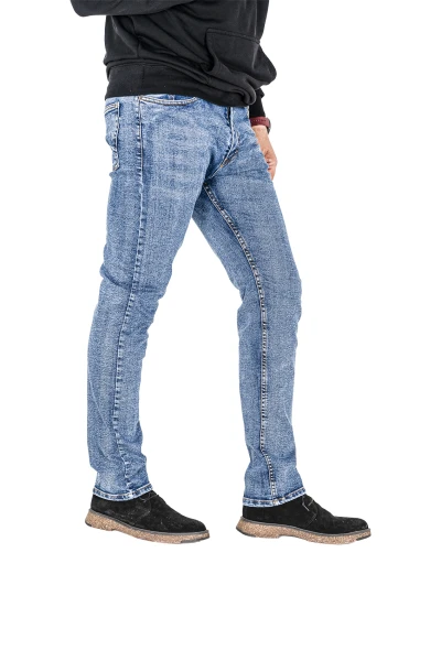 Pontalone Homme jean bleu regular fit, 40