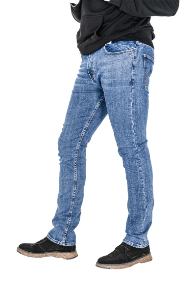 Pontalone Homme jean bleu regular fit, 38