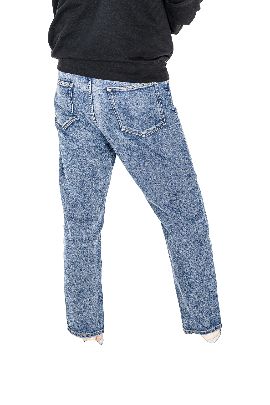 Pontalon Homme Jean Boyfriend bleu, 40