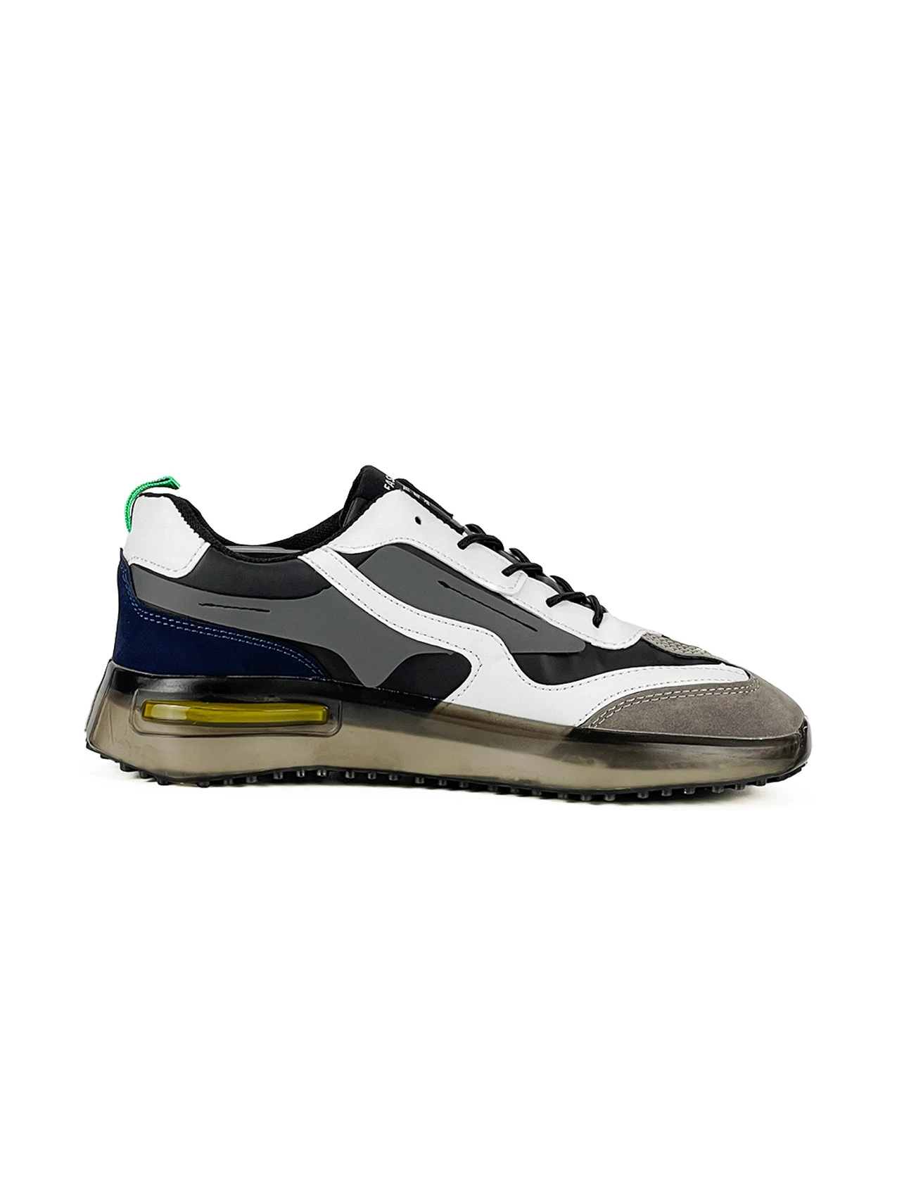 Espadrille homme AUESTION, 43, Blanc & Marron & Gris