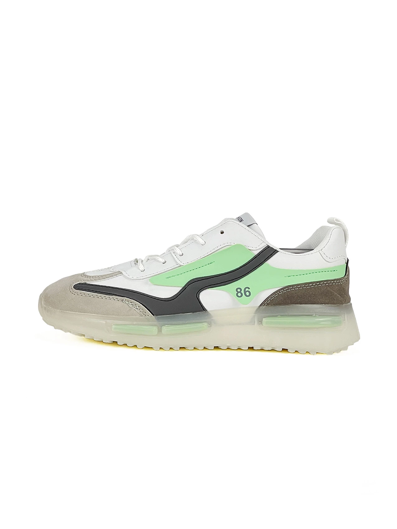 Espadrille homme AUESTION, 42, Blanc & Vert