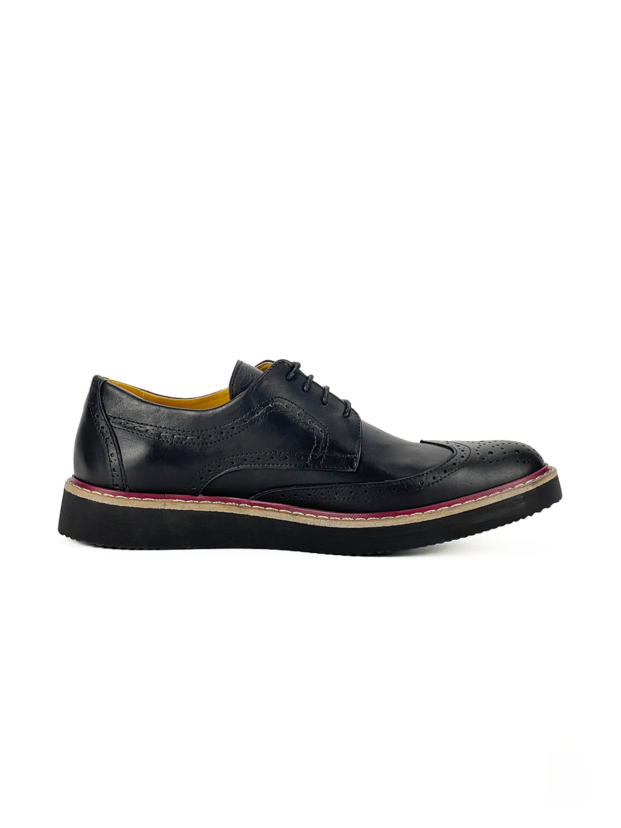 Chaussure hommes M&D 100% CUIR, 40, Noir