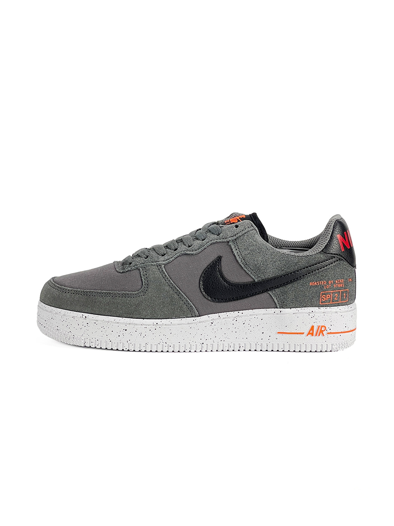 Espadrille homme Amorpha, Gris & Noir & Rouge, 41