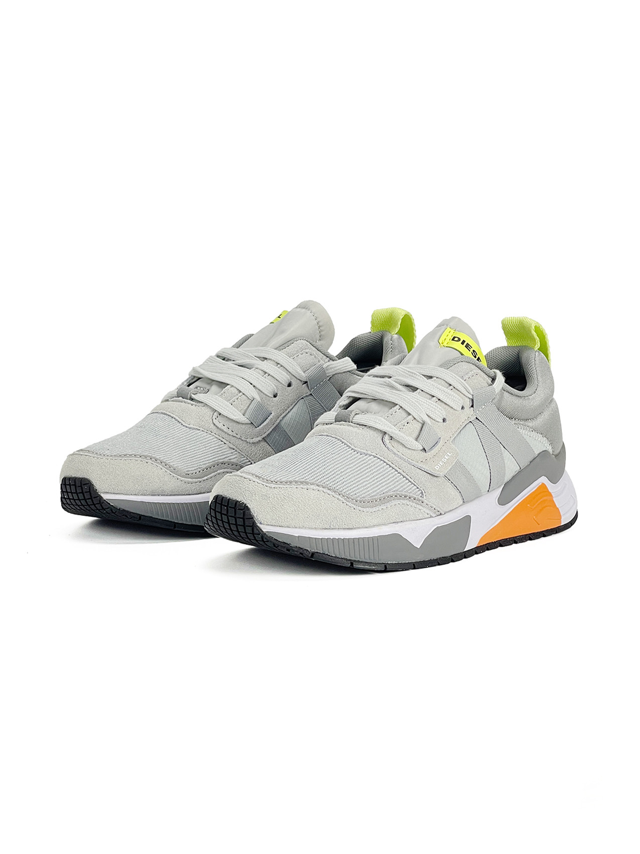 Espadrille homme DEIMAZ, 40, Gris Clair & Orange