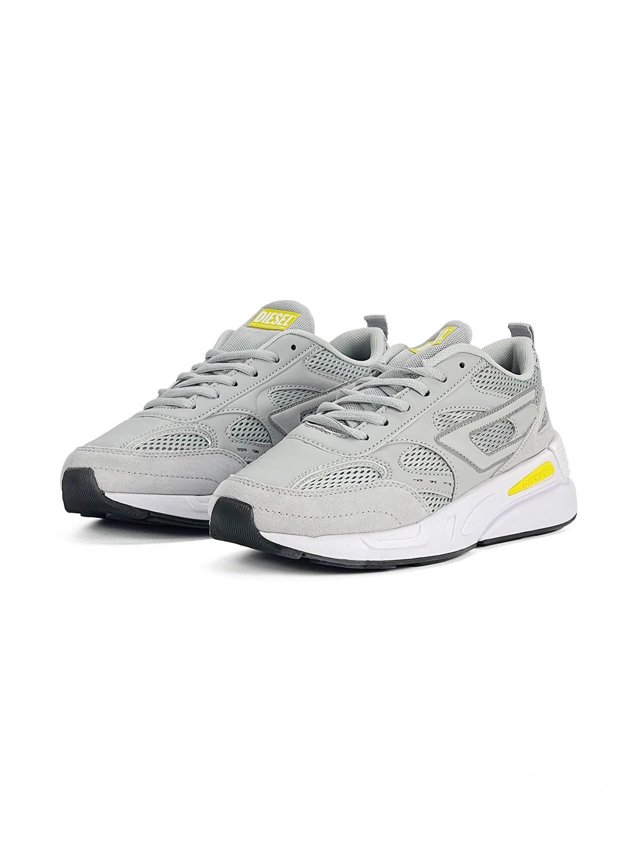 Espadrille homme LAWDON, Gris & Jaune, 41