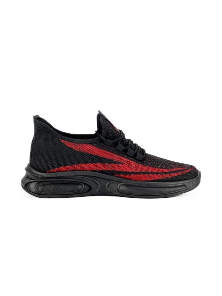 Espadrille homme Framboisier, Noir & Rouge, 44