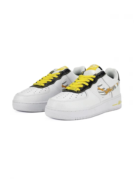 Espadrille homme Hêtre, Blanc & Noir & Jaune, 40