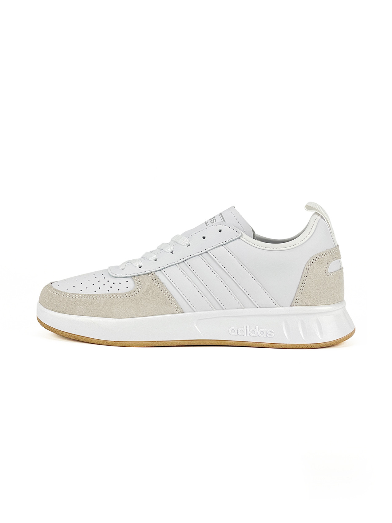 Espadrille homme DINIH, Blanc & Beige & Orange, 44