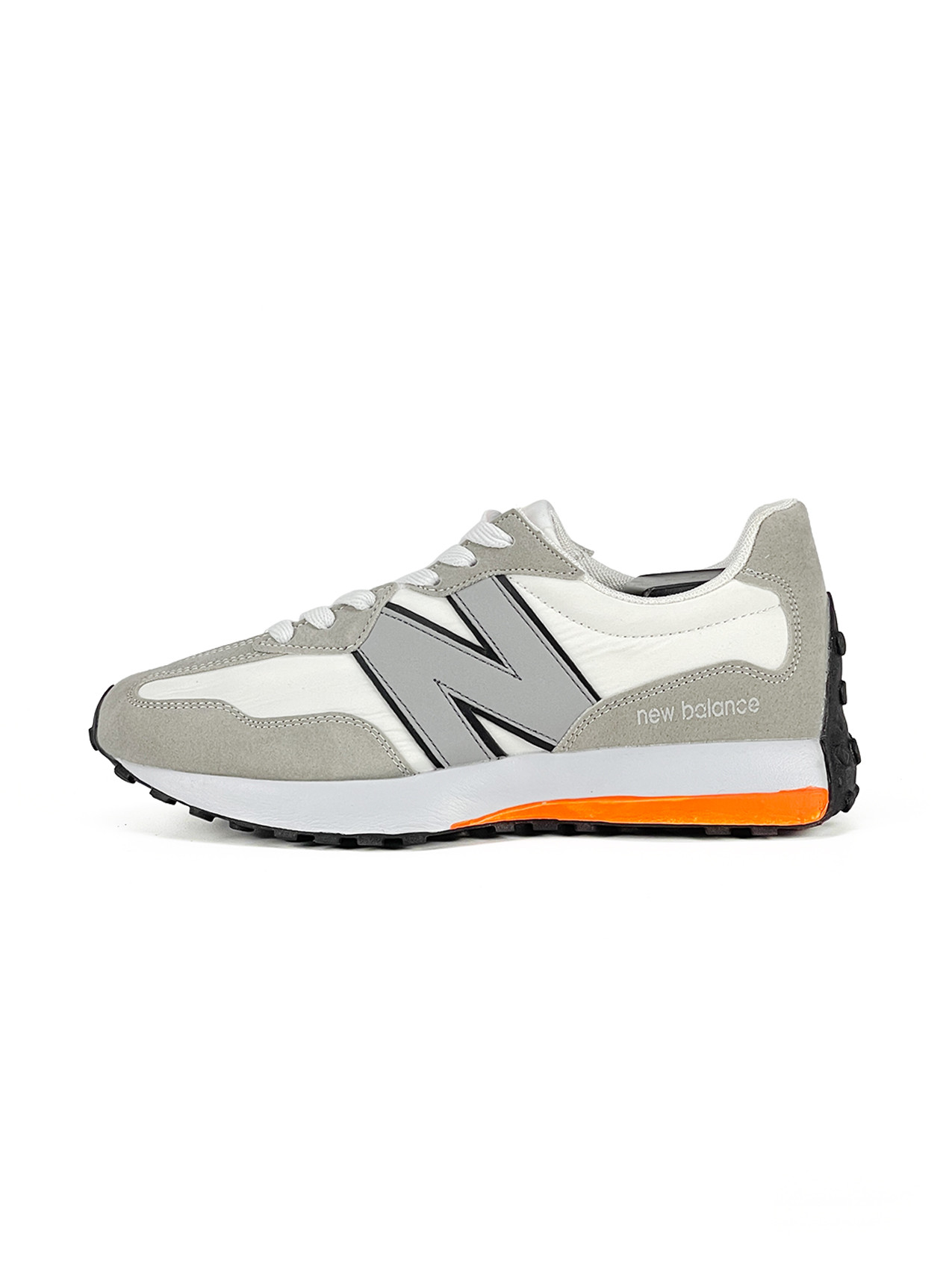 Espadrille homme GHALI, Gris & Orange, 42