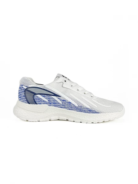 Espadrille homme MARIO, Blanc & Bleu, 40
