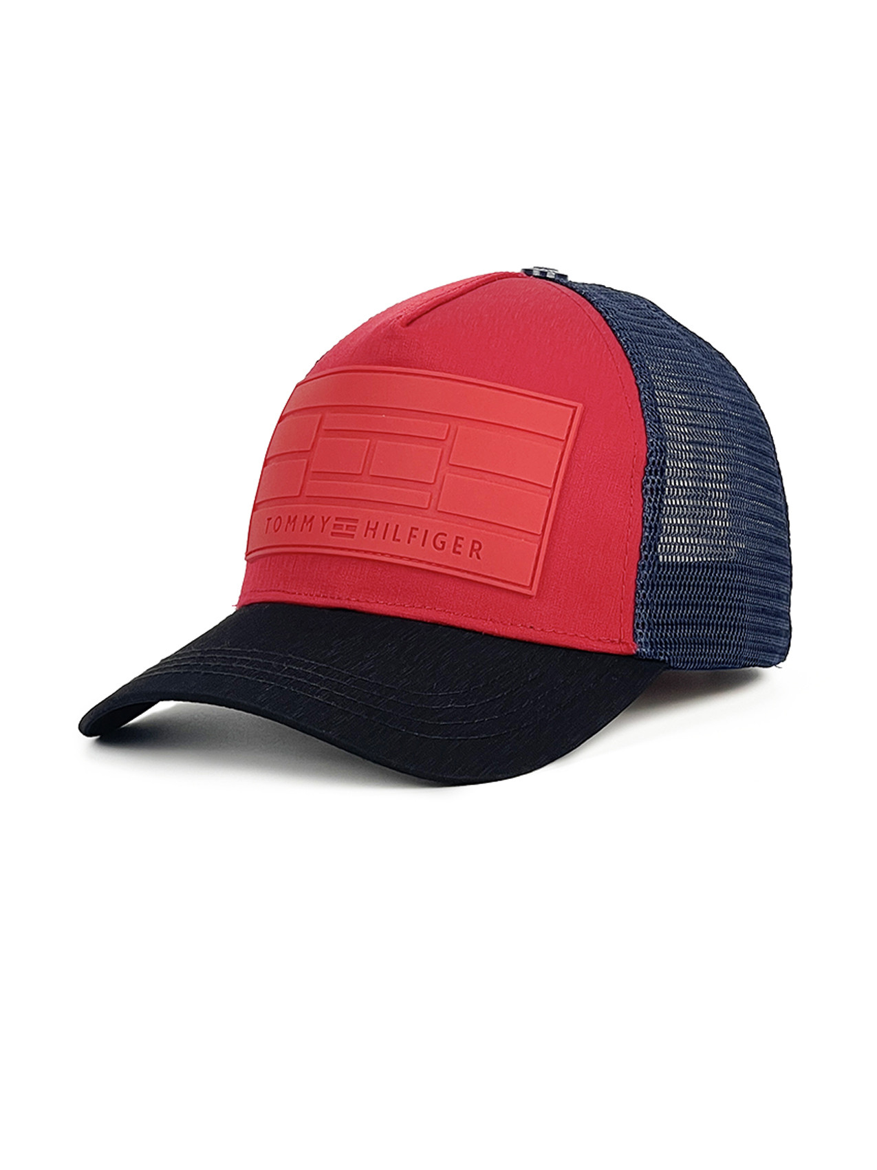Casquette ACHAN, Rouge & Bleu & Noir