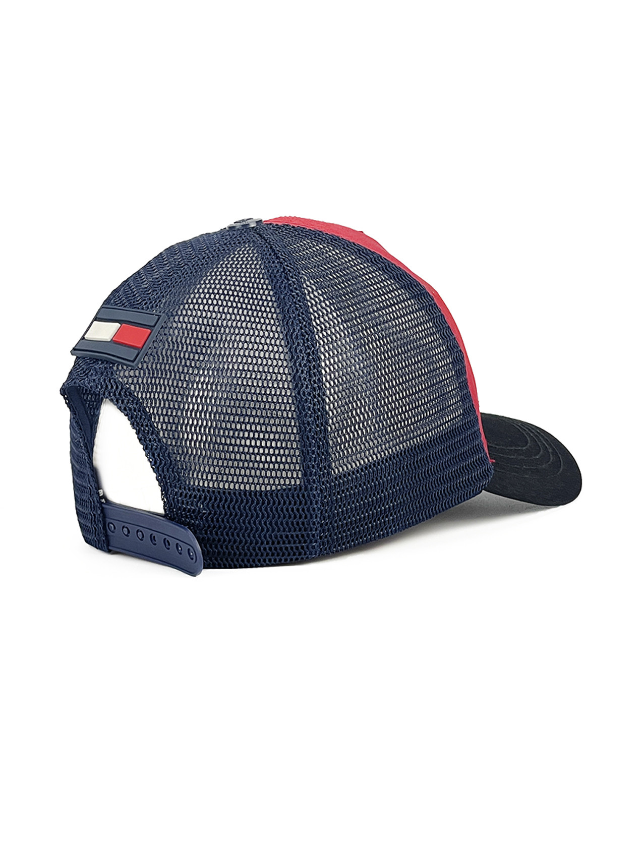 Casquette ACHAN, Rouge & Bleu & Noir