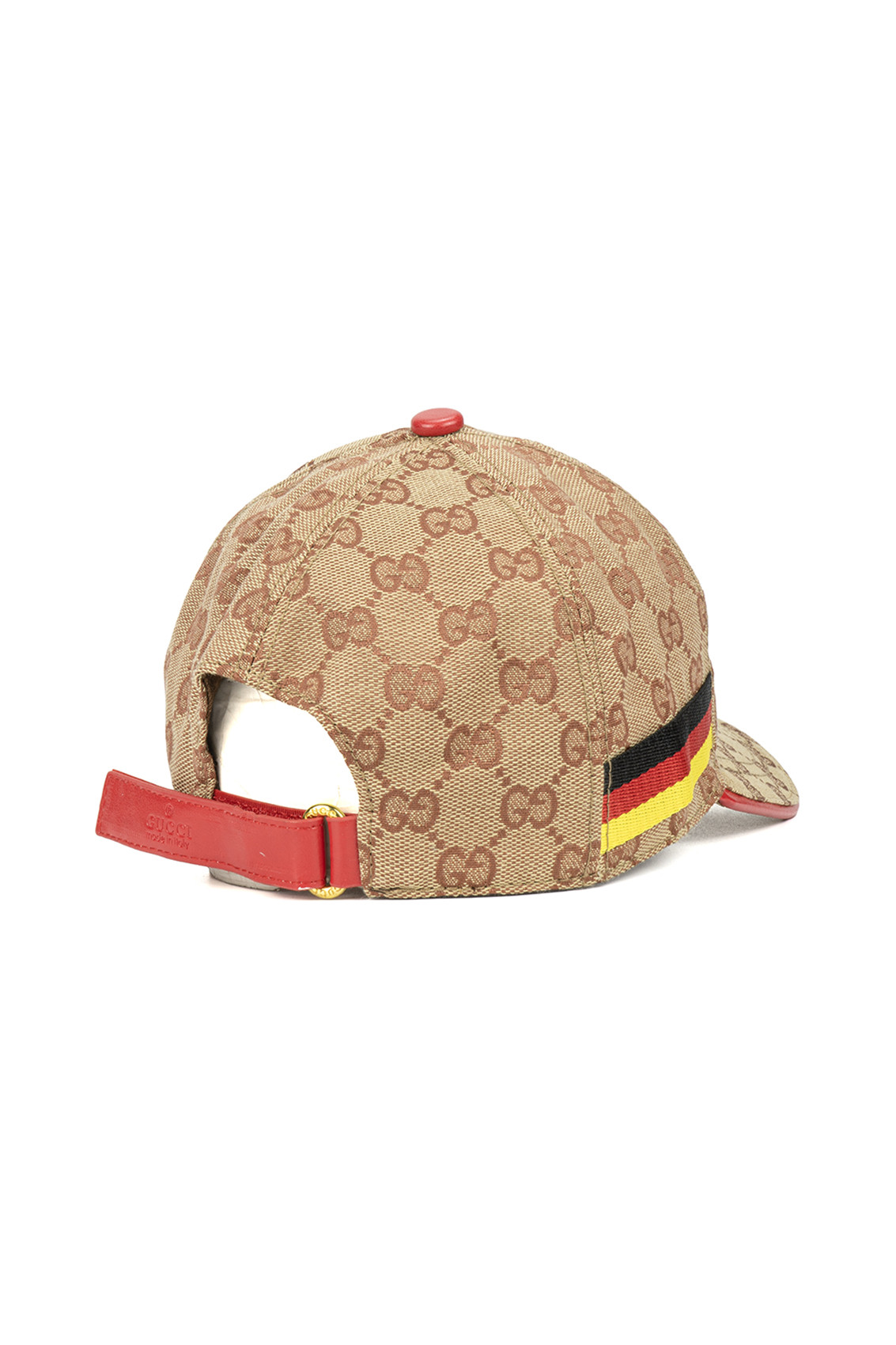 Casquette NHARAF, Rouge & Jaune