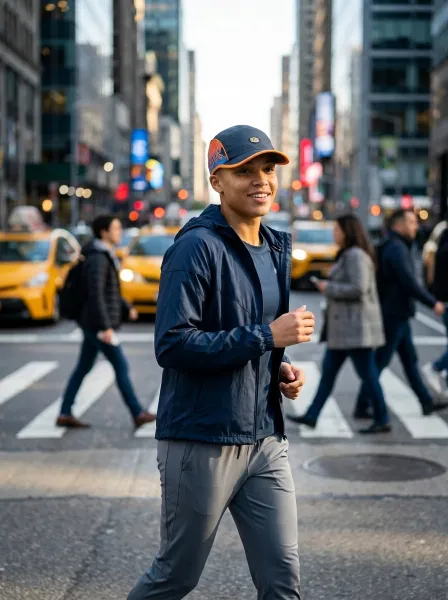 Casquette ATRAB, Gris & Orange