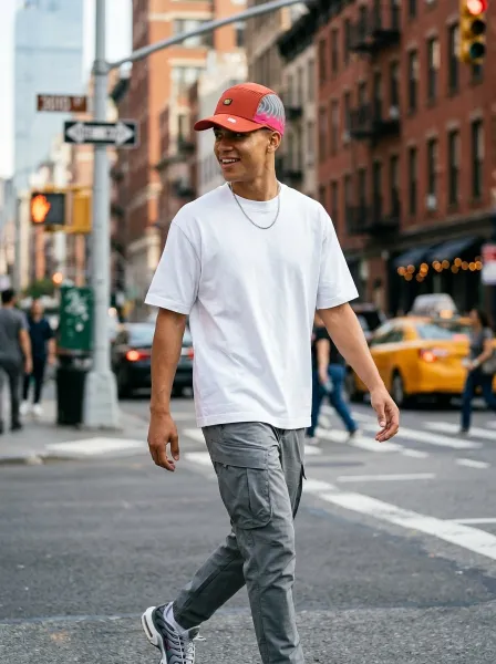 Casquette ATRAB, Rouge & Gris