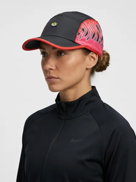 Casquette ATRAB, Noir & Rouge