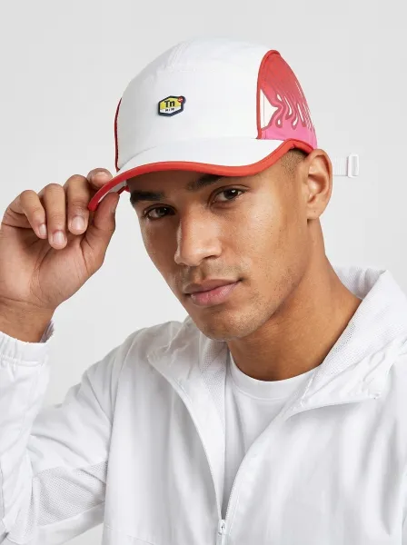 Casquette ATRAB, Blanc & Rouge