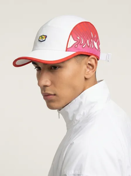 Casquette ATRAB, Blanc & Rouge