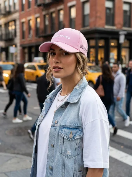 Casquette SEISME, Rose