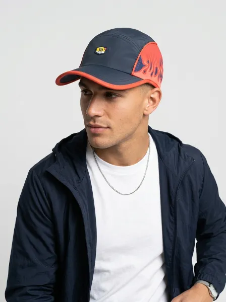 Casquette ATRAB, Gris & Rouge