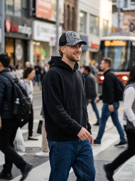 Casquette TALAL, Noir