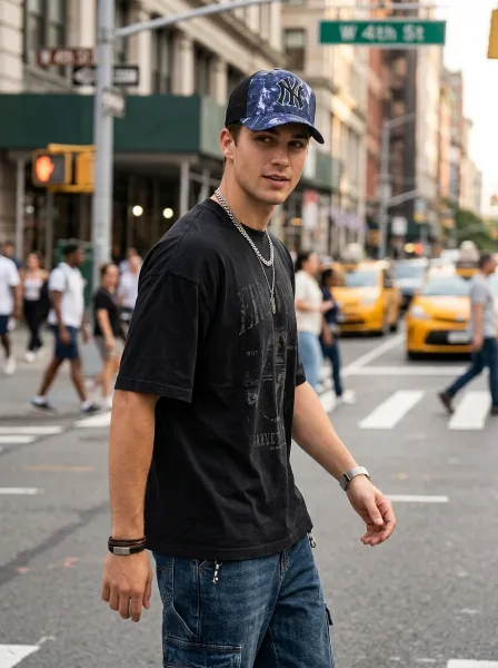 Casquette KHALAK, Bleu