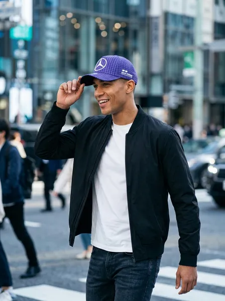 Casquette AMSAY, Mauve