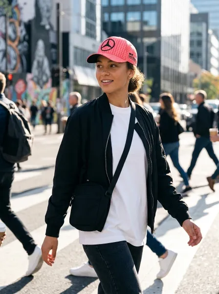 Casquette AMSAY, Rose