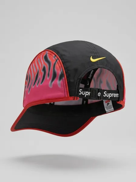 Casquette ATRAB, Noir & Rouge