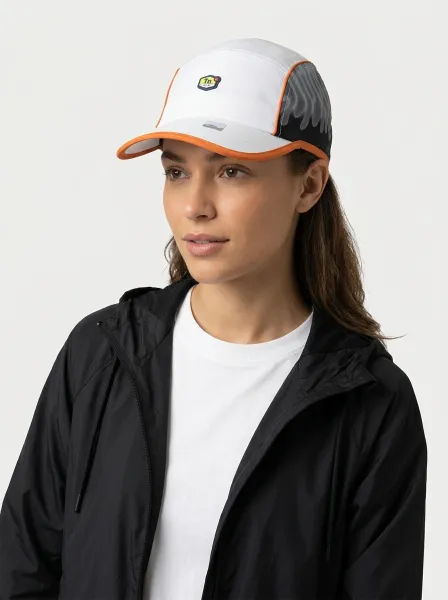 Casquette ATRAB, Blanc & Orange